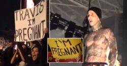 Kourtney Kardashian and Travis Barker pregnancy announcement inspired by vintage Blink-182 music video