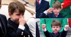 Prince Louis pulls silly faces as royals mark King’s official birthday