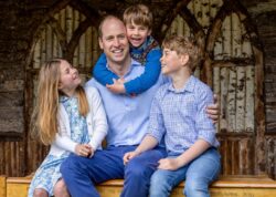 Prince William is all smiles with his children in new Father’s Day picture