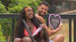 Love Island fans baffled by Whitney Adebayo apologising to Mehdi Edno for laughing: ‘This guy is sucking the personality out of her’