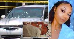Pregnant model shot in car gives birth by C-section before dying