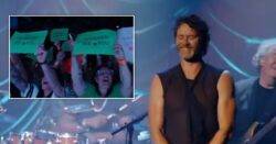 Take That’s Howard Donald beams as fans hold up ‘We Love You’ signs after singer was axed from Pride festival line-up
