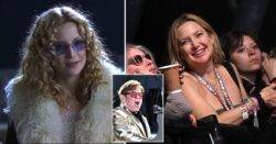 Sir Elton John fans struck by nostalgia after Almost Famous star Kate Hudson – aka Penny Lane – is spotted singing along on Glastonbury stage