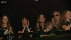 Eagle-eyed Foo Fighters fans spot Sir Paul McCartney rocking out side of stage as band wows Glastonbury