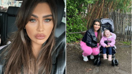 Lauren Goodger’s daughter Larose, 23 months, taken to hospital after becoming poorly