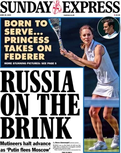 Sunday Express – Russia on the brink 