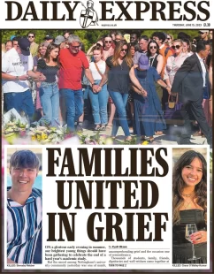 Daily Express – Families united in grief