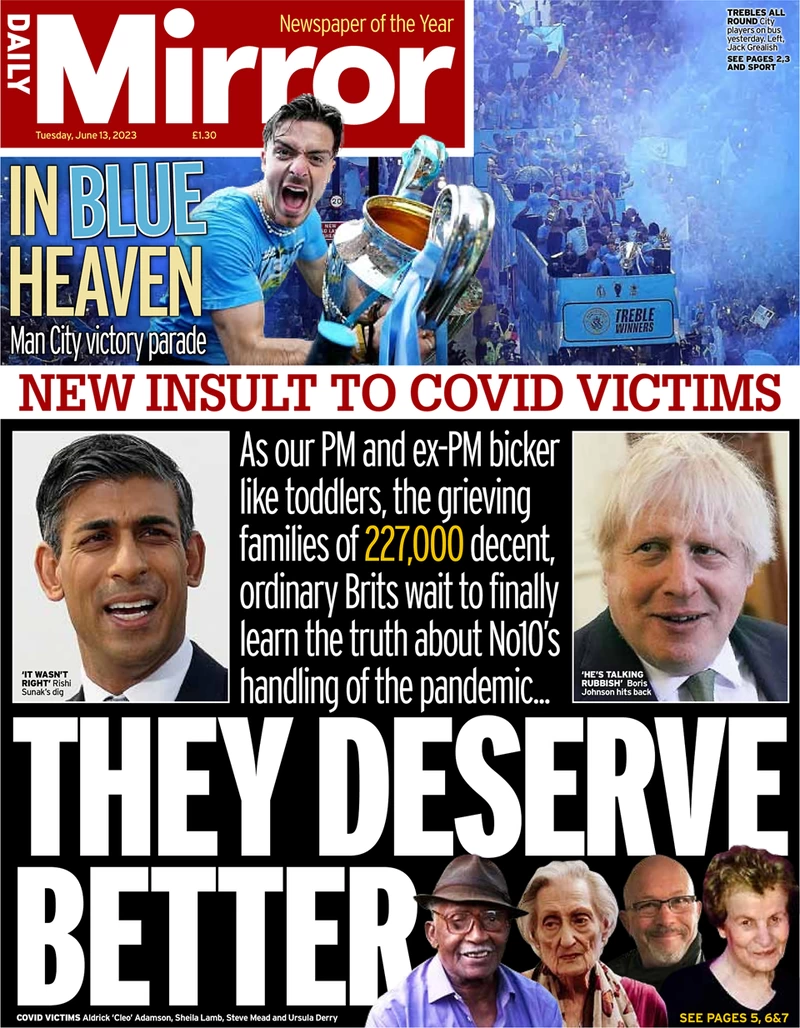 Daily Mirror - They deserve better
