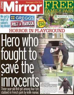 Daily Mirror – Hero who fought to save the innocents 