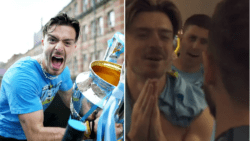 ‘Don’t go!’ – Jack Grealish pleads with Bernardo Silva to stay at Manchester City during wild Treble celebrations