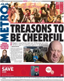 Metro – Treasons to be cheerful 