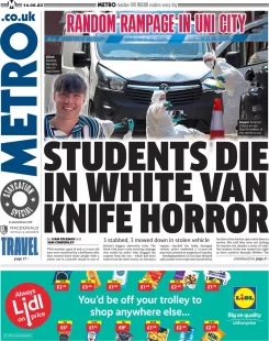 Metro – Students die in white van knife horror 