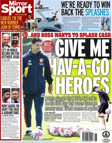 Mirror Sport – Give me have-a-go heroes