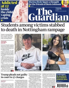 The Guardian – Students among victims stabbed to death in Nottingham rampage 