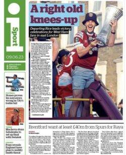 The i Sport – ‘A right old knees-up’