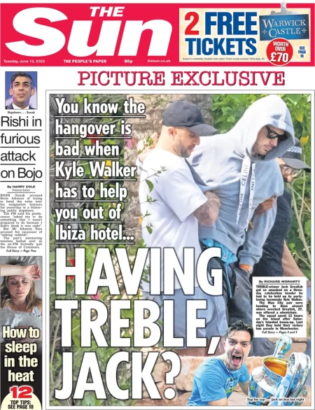 The Sun - Having treble Jack?