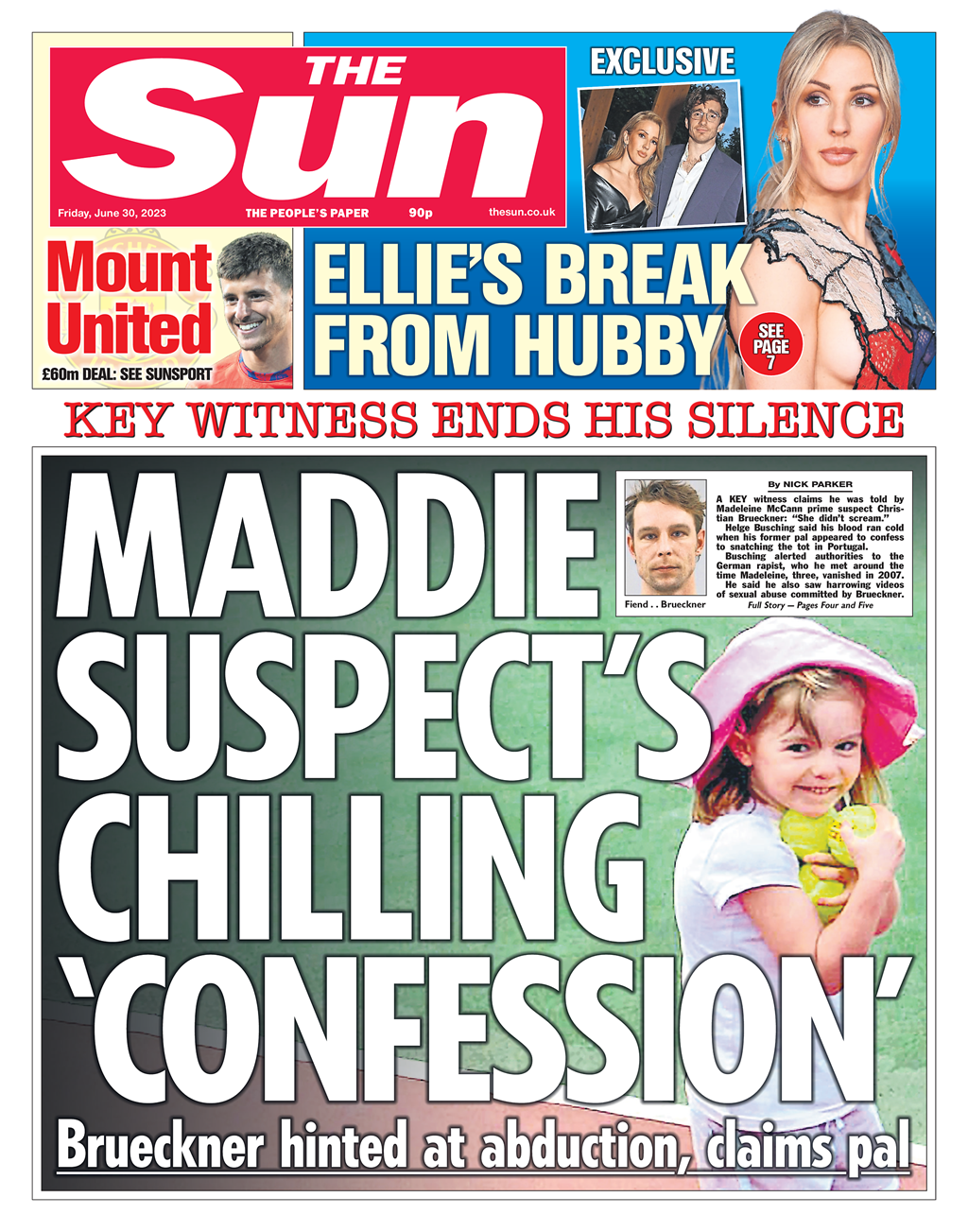 The Sun - Maddie’s suspect’s chilling confession