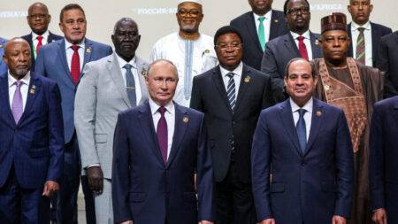 Russia and Africa agree to promote ‘multipolar world order’, says Putin