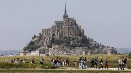 Summer overtourism plagues France’s historic Mont-Saint-Michel