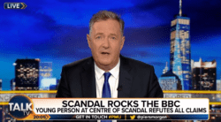 Piers Morgan claims presenter scandal has ‘put another nail in coffin of our trust in BBC’