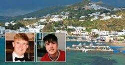 Traumatised teens try to leave Greek island after two friends die in 24 hours