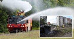 UK will supply Ukraine with 17 specialist fire engines