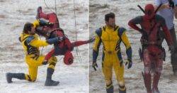 Hugh Jackman and Ryan Reynolds clash in battle filming Deadpool 3 – with Wolverine’s yellow suit giving comics nostalgia