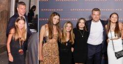 Matt Damon proves he’s the coolest dad ever by bringing his daughters along to Oppenheimer premiere in Paris