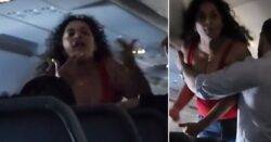Plane forced to divert after two passengers start brawling in mid-air