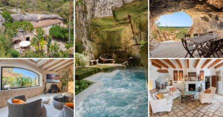 Stylish ‘bat cave’ house up for sale in Mallorca for £3.4million