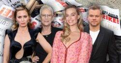 Margot Robbie, Jamie Lee Curtis and Matt Damon among celebrities voicing support for Sag-Aftra strike