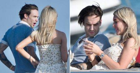 Liam Payne basks in sun on romantic getaway with Kate Cassidy in Saint Tropez after ‘showing off face tattoo’