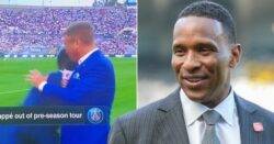 Shaka Hislop ‘conscious and talking’ after collapsing live on TV