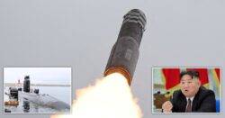 Kim Jong-un tests missile in show of force as US sends submarine to South Korea