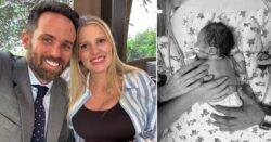 Lara Stone announces birth of baby boy with second husband and reveals newborn spent ‘scary few days’ in ICU 
