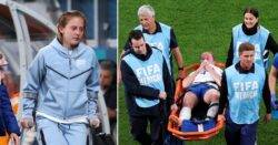 England share injury update after Keira Walsh stretchered off pitch