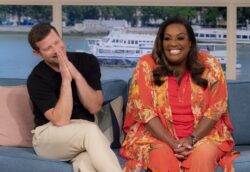 Dermot O’Leary pokes fun at Carol Vorderman’s multiple lovers during ‘love square’ chat