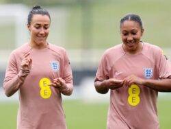 ‘No fear’: Lucy Bronze tells Lauren James to keep up attacking intent