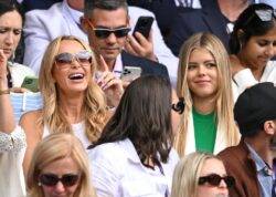 Amanda Holden and daughter Lexi lead the way as celebs flock to Wimbledon as tennis tournament kicks off