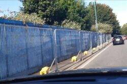 ‘Temporary’ fence that cost council £75 a week finally ripped down after 14 years