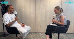 BBC F1 presenter Jennie Gow marks ‘milestone’ with emotional Lewis Hamilton chat after stroke