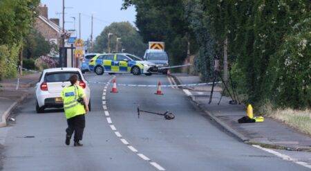 Teenage boy killed after e-scooter crashes with BMW