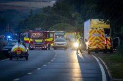 Boy, 11, killed after car crashes into lorry near Stonehenge