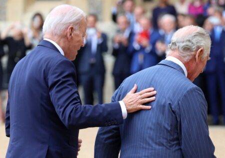 Buckingham Palace responds to claims Biden ‘breached royal protocol’