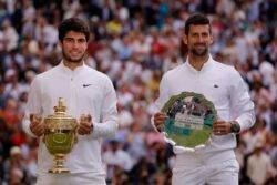 Novak Djokovic compares Wimbledon final loss to his triumph over Roger Federer four years ago