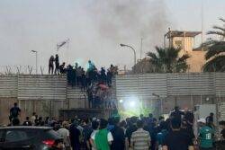 Swedish embassy in Baghdad stormed and set alight over Qur’an burning