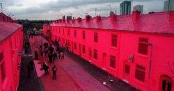 The Barbie marketing team painted this entire Manchester street pink