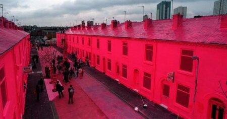 The Barbie marketing team painted this entire Manchester street pink