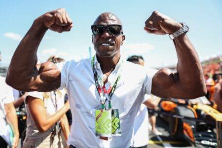 Enthusiastic Terry Crews compared to a child at Christmas after ‘brilliant’ Hungarian Grand Prix interview with Martin Brundle