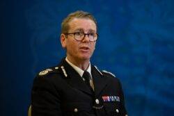 Top UK police chief suspended over allegations of misconduct